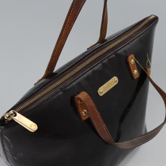 LOUIS VUITTON Monogram Vernis Bellevue PM Hand Bag Amarante M93585 - Picture 6 of 13